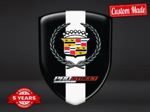 Cadillac Pegatina Auto Personalizada Carreras Emblemas Elegantes ST